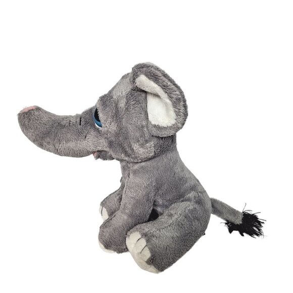 The Petting Zoo Gray Elephant Plush Stuffed Animal 7.5" - Picture 5 of 8